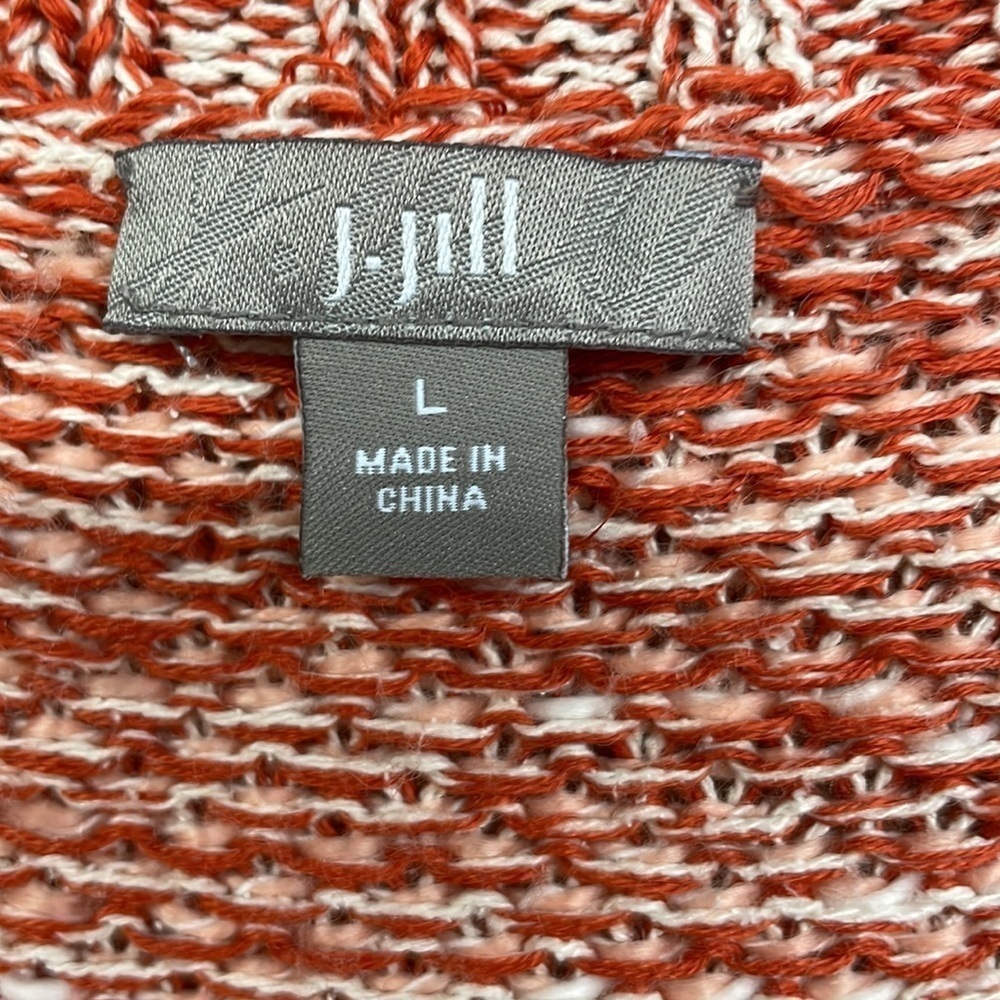 J Jill orange sweater - Picture 2 of 3